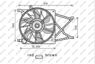 Prasco OP017F005 - Ventola, Raffreddamento motore autozon.pro