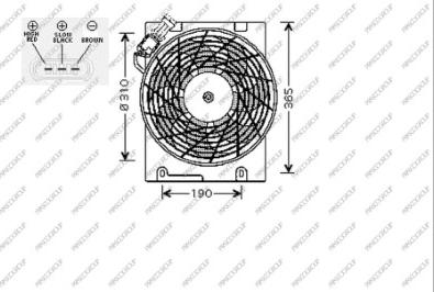 Prasco OP017F001 - Ventola, Raffreddamento motore autozon.pro