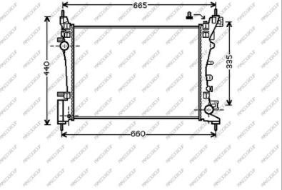 Prasco OP035R005 - Radiatore, Raffreddamento motore autozon.pro