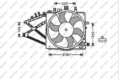 Prasco OP030F004 - Ventola, Raffreddamento motore autozon.pro