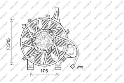 Prasco OP030F005 - Ventola, Raffreddamento motore autozon.pro