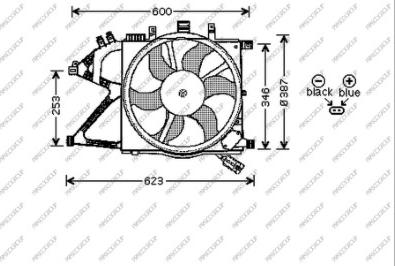 Prasco OP030F001 - Ventola, Raffreddamento motore autozon.pro