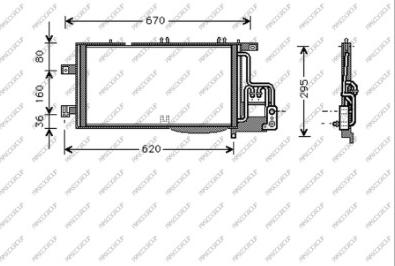 Prasco OP031C005 - Condensatore, Climatizzatore autozon.pro