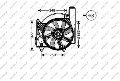 Prasco OP350F002 - Ventola, Raffreddamento motore autozon.pro