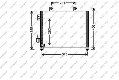 Prasco OP304C001 - Condensatore, Climatizzatore autozon.pro