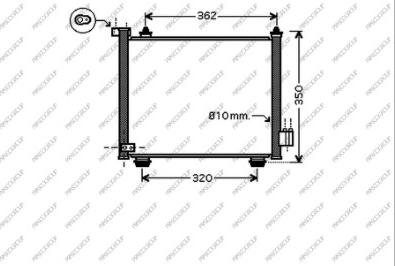 Prasco OP304C002 - Condensatore, Climatizzatore autozon.pro