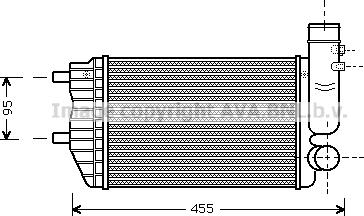 Prasco PE4183 - Intercooler autozon.pro