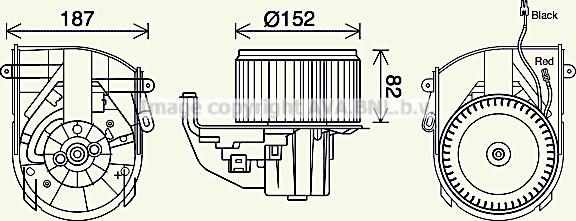 Prasco PE8414 - Elettromotore, Ventilatore abitacolo autozon.pro