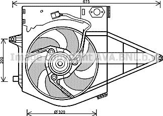 Prasco PE7546 - Ventola, Raffreddamento motore autozon.pro