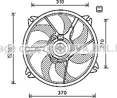 Prasco PE7554 - Ventola, Raffreddamento motore autozon.pro