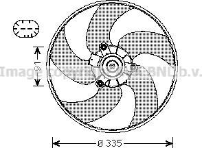 Prasco PE7553 - Ventola, Raffreddamento motore autozon.pro