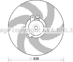 Prasco PE7533 - Ventola, Raffreddamento motore autozon.pro