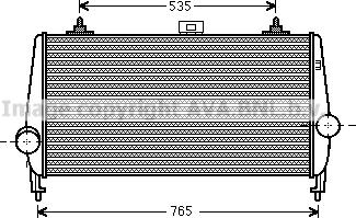 Prasco PEA4338 - Intercooler autozon.pro