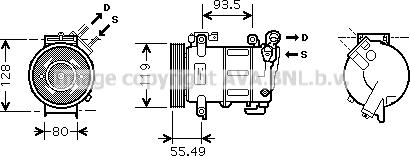 Prasco PEK316 - Compressore, Climatizzatore autozon.pro