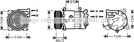 Prasco PEK325 - Compressore, Climatizzatore autozon.pro