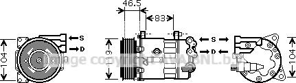 Prasco PEK326 - Compressore, Climatizzatore autozon.pro