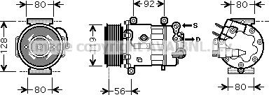 Prasco PEK320 - Compressore, Climatizzatore autozon.pro