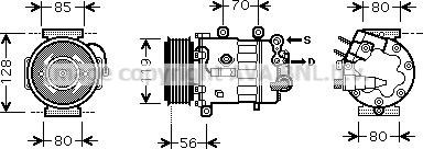 Prasco PEK322 - Compressore, Climatizzatore autozon.pro