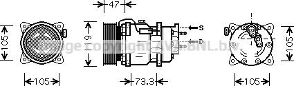 Prasco PEK242 - Compressore, Climatizzatore autozon.pro