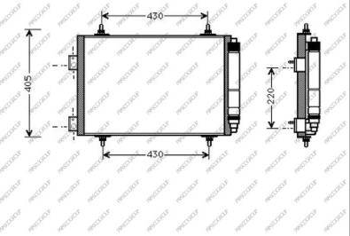 Prasco PG420C003 - Condensatore, Climatizzatore autozon.pro