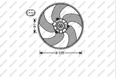 Prasco PG420F004 - Ventola, Raffreddamento motore autozon.pro