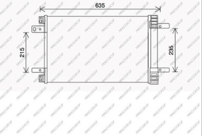 Prasco PG428C001 - Condensatore, Climatizzatore autozon.pro