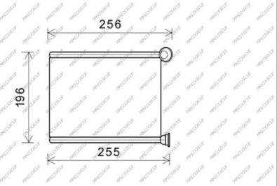 Prasco PG530H001 - Scambiatore calore, Riscaldamento abitacolo autozon.pro