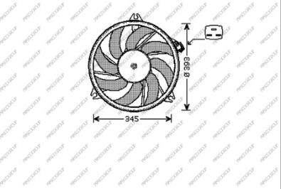 Prasco PG009F004 - Ventola, Raffreddamento motore autozon.pro