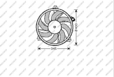 Prasco PG009F001 - Ventola, Raffreddamento motore autozon.pro