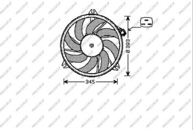 Prasco PG009F003 - Ventola, Raffreddamento motore autozon.pro