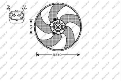 Prasco PG009F002 - Ventola, Raffreddamento motore autozon.pro