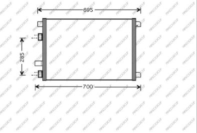 Prasco RN032C001 - Condensatore, Climatizzatore autozon.pro