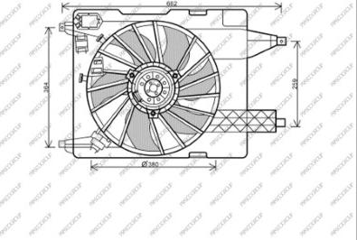 Prasco RN032F001 - Ventola, Raffreddamento motore autozon.pro