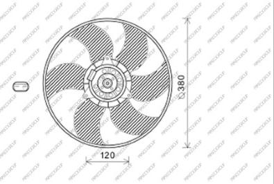 Prasco RN032F002 - Ventola, Raffreddamento motore autozon.pro