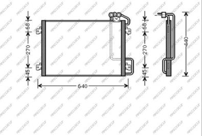 Prasco RN026C002 - Condensatore, Climatizzatore autozon.pro