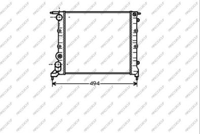 Prasco RN023R015 - Radiatore, Raffreddamento motore autozon.pro