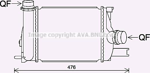 Prasco RT4642 - Intercooler autozon.pro