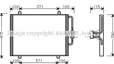 Prasco RT5201 - Condensatore, Climatizzatore autozon.pro