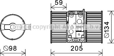 Prasco RT8586 - Elettromotore, Ventilatore abitacolo autozon.pro