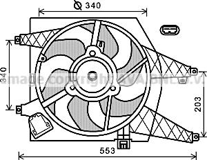 Prasco RT7548 - Ventola, Raffreddamento motore autozon.pro