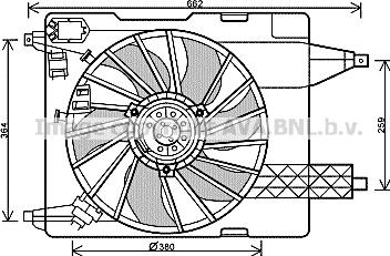 Prasco RT7539 - Ventola, Raffreddamento motore autozon.pro