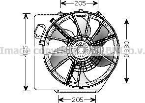 Prasco RT7536 - Ventola, Raffreddamento motore autozon.pro