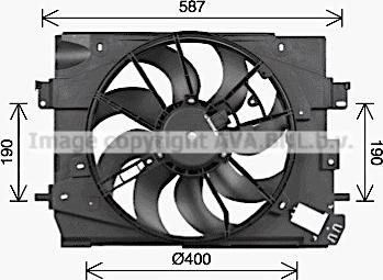 Prasco RT7662 - Ventola, Raffreddamento motore autozon.pro