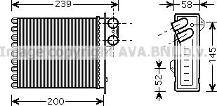 Prasco RTA6398 - Scambiatore calore, Riscaldamento abitacolo autozon.pro