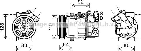 Prasco RTAK492 - Compressore, Climatizzatore autozon.pro