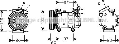 Prasco RTAK080 - Compressore, Climatizzatore autozon.pro