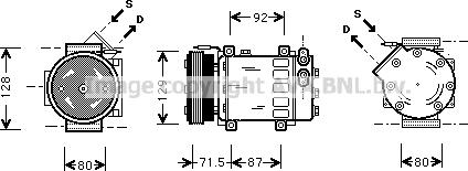 Prasco RTAK281 - Compressore, Climatizzatore autozon.pro