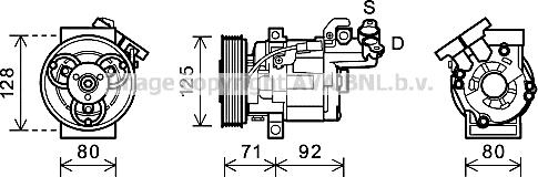 Prasco RTK495 - Compressore, Climatizzatore autozon.pro