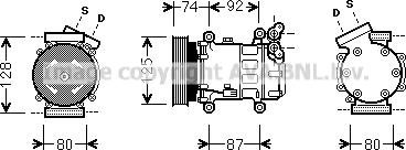 Prasco RTK452 - Compressore, Climatizzatore autozon.pro