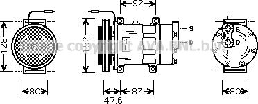 Prasco RTK434 - Compressore, Climatizzatore autozon.pro